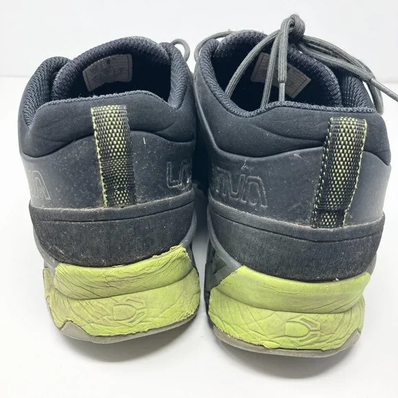 La Sportiva Spire GTX Shoes Mens Size 10 Black Gray Gore Tex Hiking Vibram - Picture 5 of 8